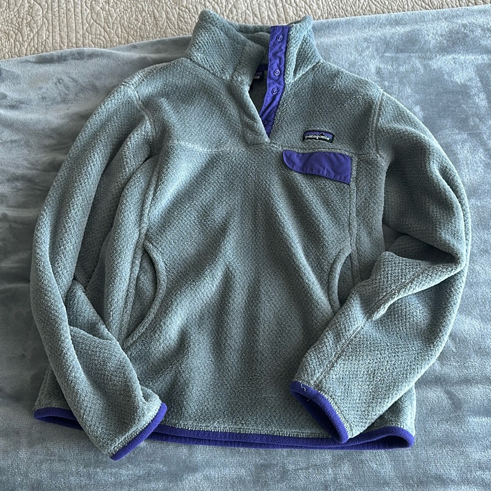 Gray Patagonia with purple detail